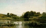 Landscape at Gylieu (mk09) Charles-Francois Daubigny